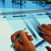 DNA sequencing gels for genetic and medical research