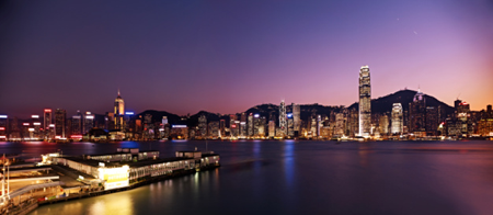 Hong Kong Victoria Harbour Sunset