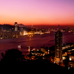 Sunset at Lam Tin, Hong Kong, China