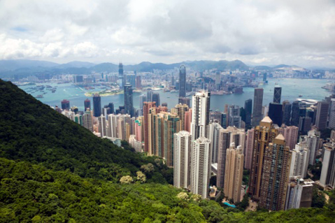 Cityscape of Hong Kong, China